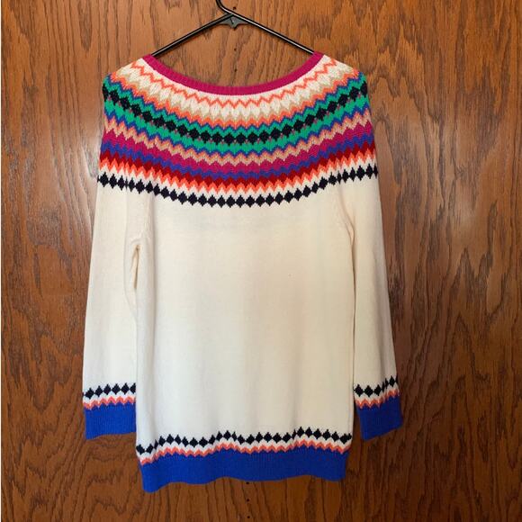 Talbots Geometric Crewneck Sweater - Picture 5 of 8